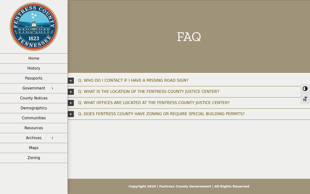 Fentress County court docket Justice Center office information