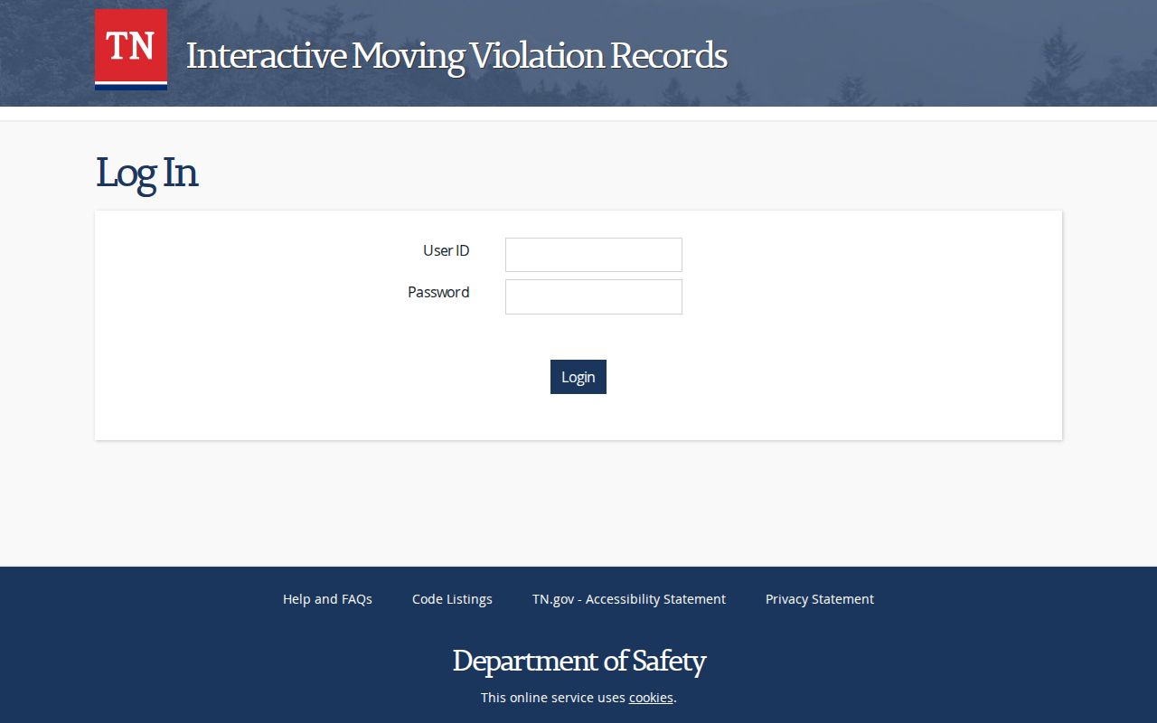 Tennessee driver file service distinguished from Fentress County traffic court records